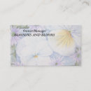 Pesquisar por floresce o florista cartao de visita For her