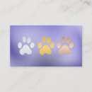 Pesquisar por pegadas cartao de visita Cuidados com animais