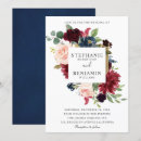 Pesquisar por florais vermelhos casamento convites Marsala