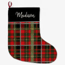 Pesquisar por xadrez tartan de meias de natal Monograma