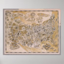 Pesquisar por mapas históricos pôsteres Mapa dos desenhos animados