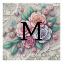 Pesquisar por monograma floral pôsteres Flores