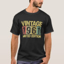 Pesquisar por ano 1961 camisetas Aniversário