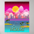 Pesquisar por férias de miami pósteres pôsteres Retrô