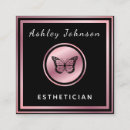 Pesquisar por borboleta elegante cartao de visita Salão de unhas