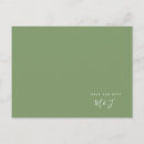 Pesquisar por casamento verde cartoes postais Couple