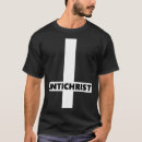 Pesquisar por cruz de cabeça para baixo camisetas Anticristo