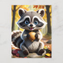 Pesquisar por cute raccoon cartoes postais Fofofo