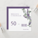 Pesquisar por lavanda aniversário convites Cinquenta