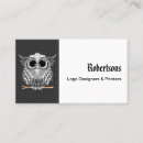 Pesquisar por corujas modernas cartao de visita Pássaro