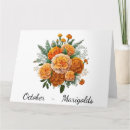 Pesquisar por cartões do de outubro aniversario cartoes Marigolds