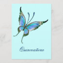 Pesquisar por quinceanera azul turquesa convites Borboleta