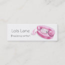 Pesquisar por princesa pequena cartao de visita Rosa