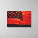Pesquisar por listras vermelhas impressão de canvas Bandeira americana