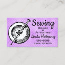 Pesquisar por agulha e linha cartao de visita Vintage