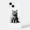 Pesquisar por desenho de lápis iphone capas Gato