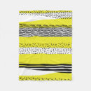 Pesquisar por amarelo e preto mantas Abstrato