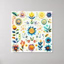 Pesquisar por flores coloridas impressão de canvas Colheita