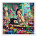 Pesquisar por artesanatos pôsteres Costureira