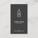 Pesquisar por garrafa vinho cartao de visita Sommelier