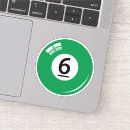 Pesquisar por número 6 adesivos Bilhar
