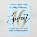 Pesquisar por blue sweet 16 convites Tipografia