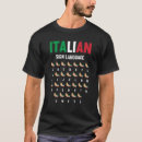 Pesquisar por língua italiana camisetas Mão