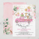 Pesquisar por carro cor de rosa convites Mother to be