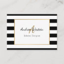 Pesquisar por listrado preto e branco cartao de visita Negócio