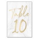 Pesquisar por número 10 cartoes de mesa Branco