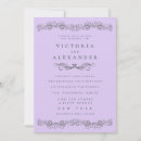 Pesquisar por roxo e preto casamento convites Couple