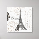 Pesquisar por torre eiffel vintage impressão de canvas Colheita