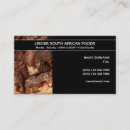 Pesquisar por african cartao de visita Comida