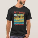 Pesquisar por 76 anos camisetas Homens
