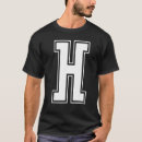 Pesquisar por alfabeto h camisetas Monograma