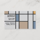 Pesquisar por mondrian cartao de visita Abstrato
