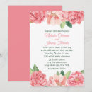 Pesquisar por cor de rosa da flor casamento convites Chique