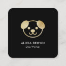 Pesquisar por caminhante do cão cartao de visita Moderno