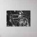 Pesquisar por motocicleta impressão de canvas Preto