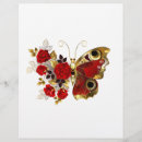 Pesquisar por borboleta floral papel timbrado Ouro