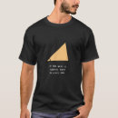 Pesquisar por triângulo agudo camisetas Engraçado