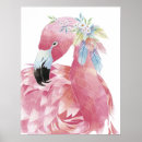 Pesquisar por flamingo bonito pósteres pôsteres Aguarela