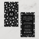 Pesquisar por estrelas pretas cartao de visita Astrologia