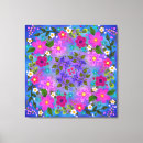Pesquisar por flores azuis impressão de canvas Botânica