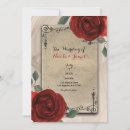 Pesquisar por rosa vermelha vintage convites Floral
