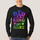 Pesquisar por meu pai é o rei camisetas Feliz