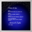 Pesquisar por azul meia noite pôsteres Azul e branco