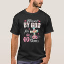 Pesquisar por aniversário 40 anos para mulher camisetas 40th