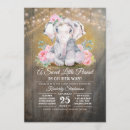 Pesquisar por elefante floral convites Rústico