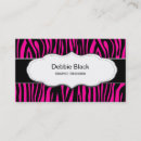 Pesquisar por impressão e rosa da zebra cartao de visita Forma